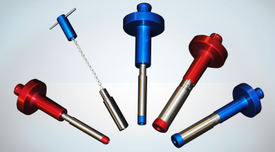 Range of Size Standards Variety of Size Standards on blue background